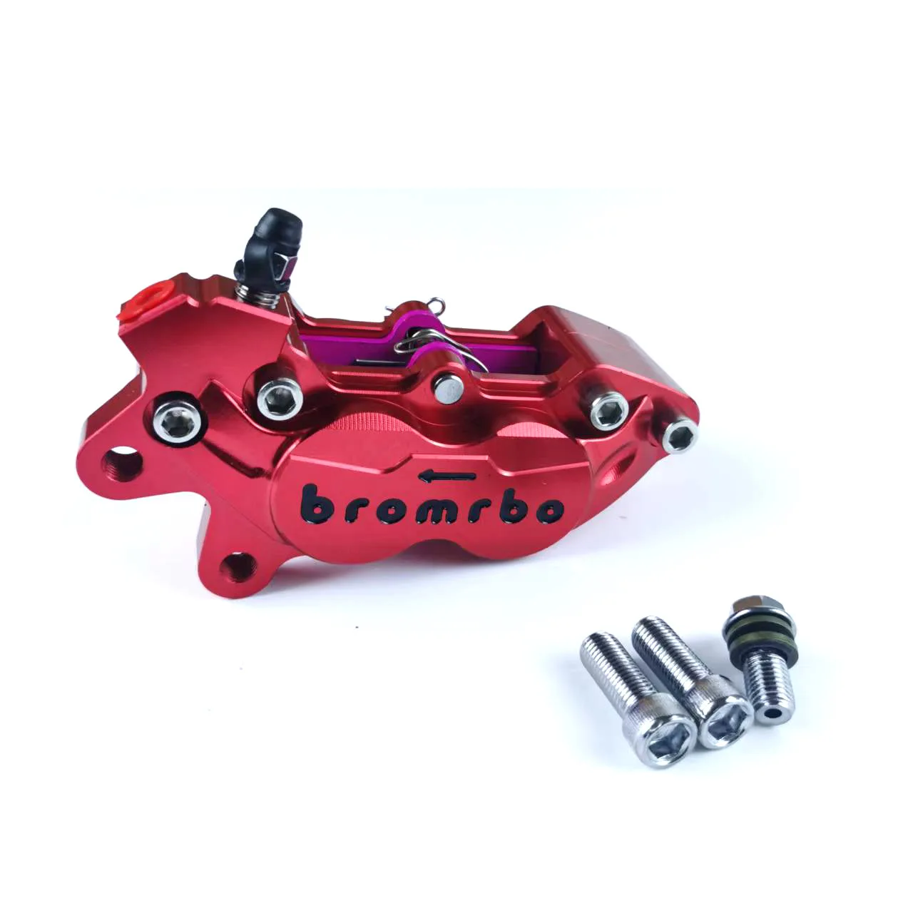 Motorrad inländischen CNC große abalone bremse elektrische fahrzeug kleine kalb scheibenbremssattel vier kolben änderung