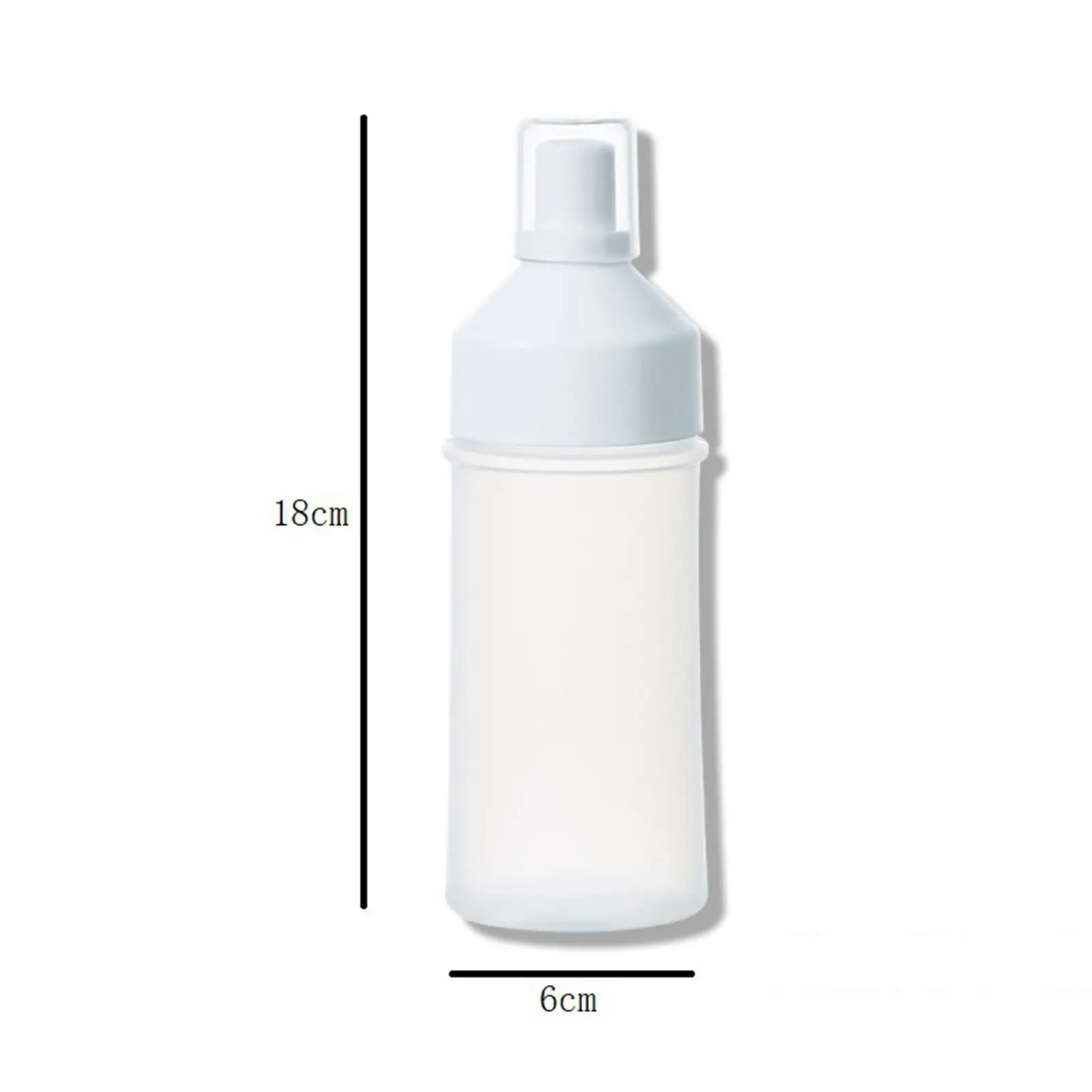Empty Salad Bottle PP Material Squeeze Sauce Dispenser Leakproof Condiment Holder for Restaurant Kitchen