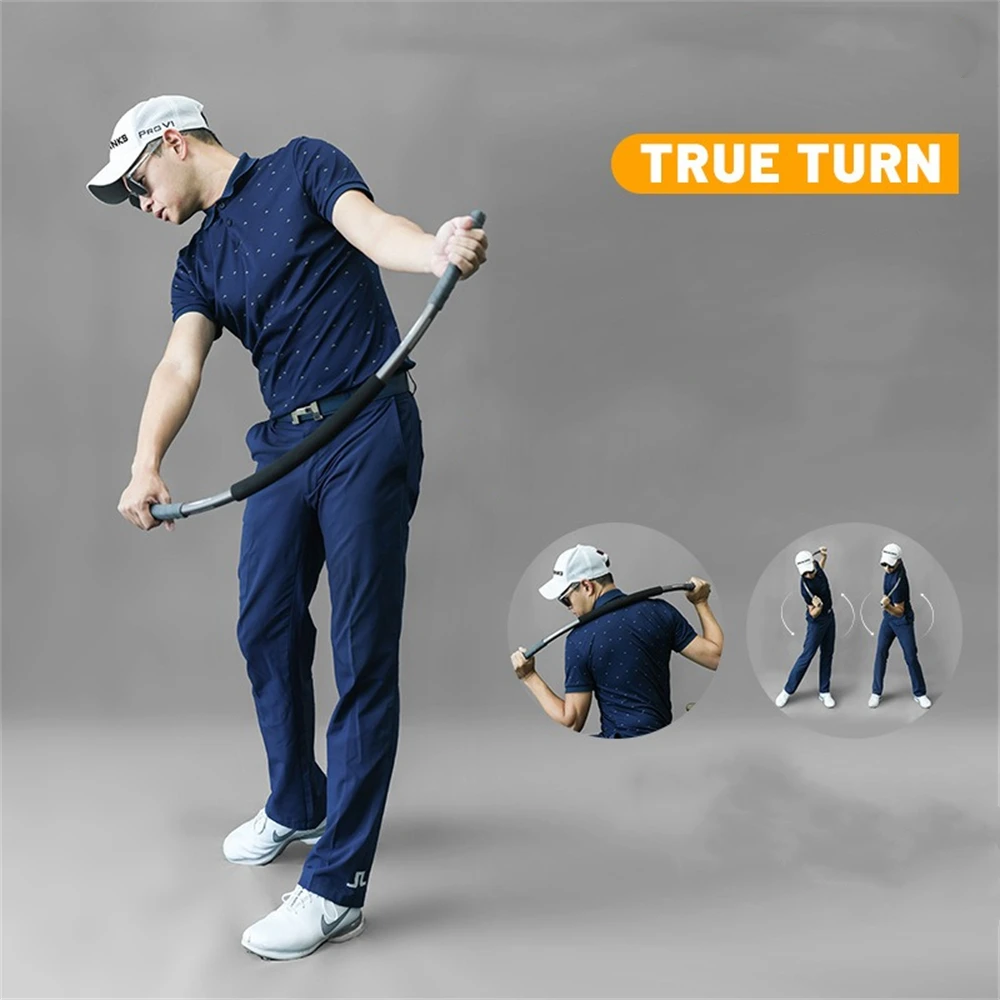 Golf Swing Trainer, Golf Turn Practice, Shoulder and Crotch Double Core Swing Training, Swing Posture Correction, True Turn