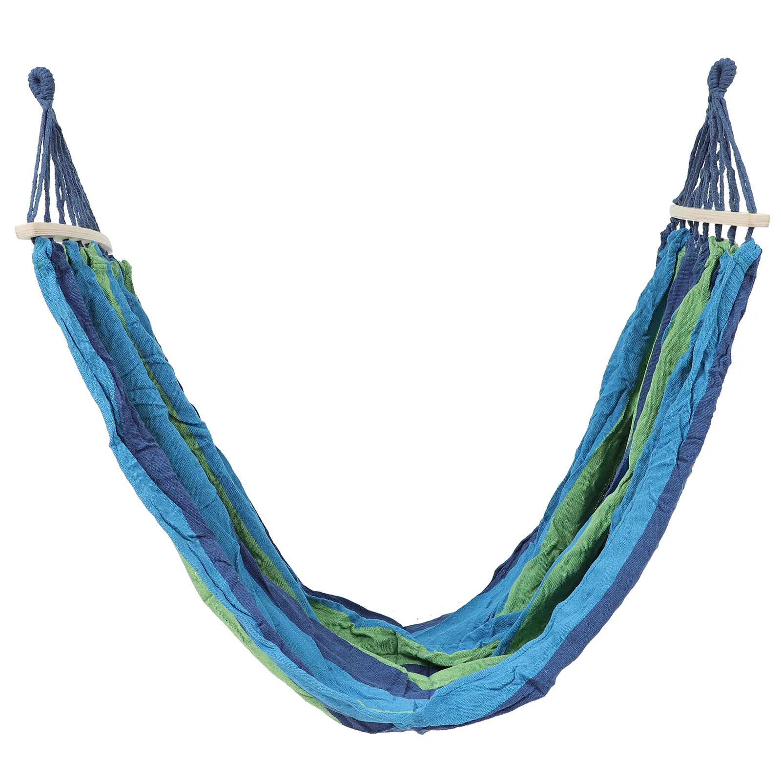 

Outdoor Double Person Hammock 190X150Cm Rainbow Stripe Lightweight Fast Setup Camping Travel Hanging Bed Parachute Cloth