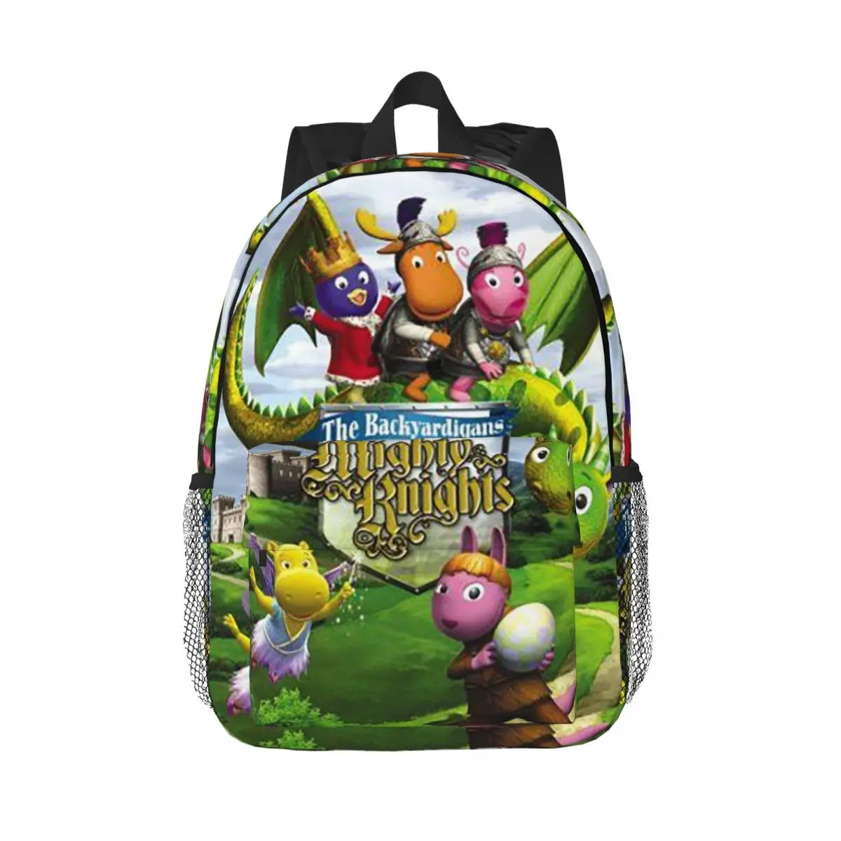 Le Backyardigans Tale Of The Mighty Knights sac à dos offre spéciale sac à dos garçons filles BookBag sacs à bandoulière pour hommes femmes sac d'école