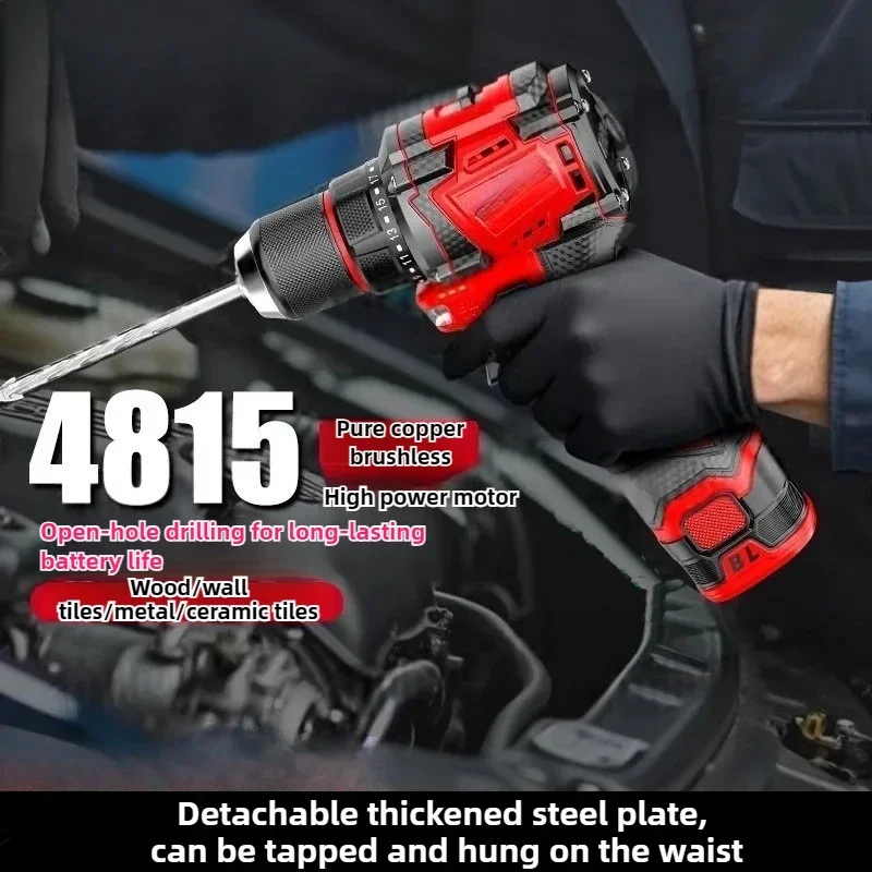 

【Fast Delivery】Brushless Cordless Electric Screwdriver For 18V Battery Multi-Function Lithium-Ion Drill Driver Set Rotary Tool