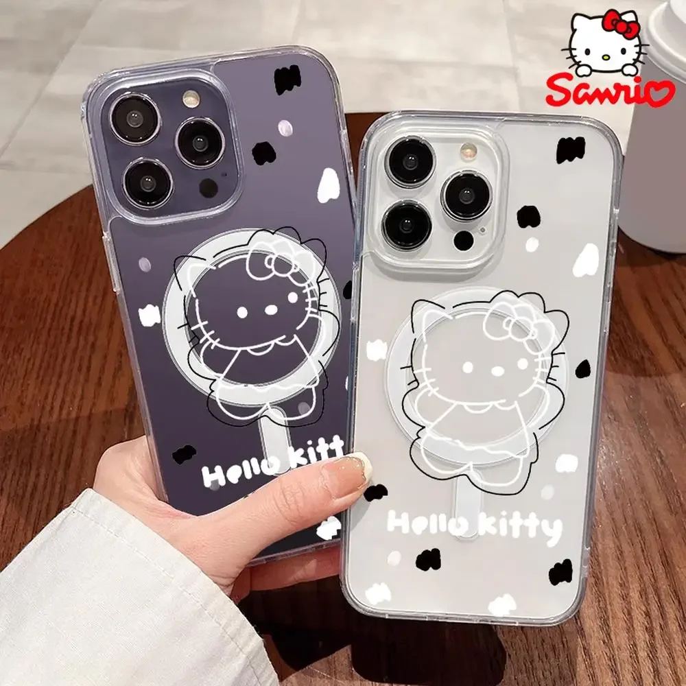 

Чехол Sanrio Kt для iPhone 13, чехол для iPhone 16/15/14/13/12/11/x/xs/xs Max/pro Max, чехлы для iPhone для девочек, аксессуары Sanrio Hellokitty с героями мультфильмов