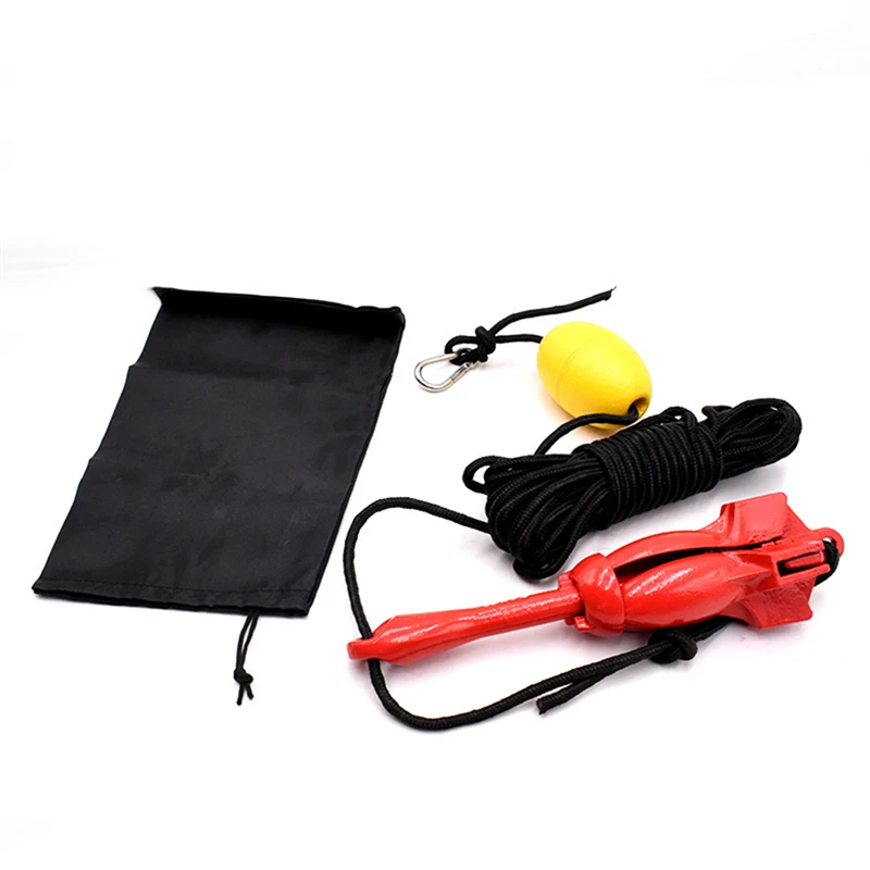 Kayak Anchor 3.5 lb Folding Marine Anchor for Fishing Kayaks Small Boats Canoes Paddle Board with Rope and Buoy Storage Bag