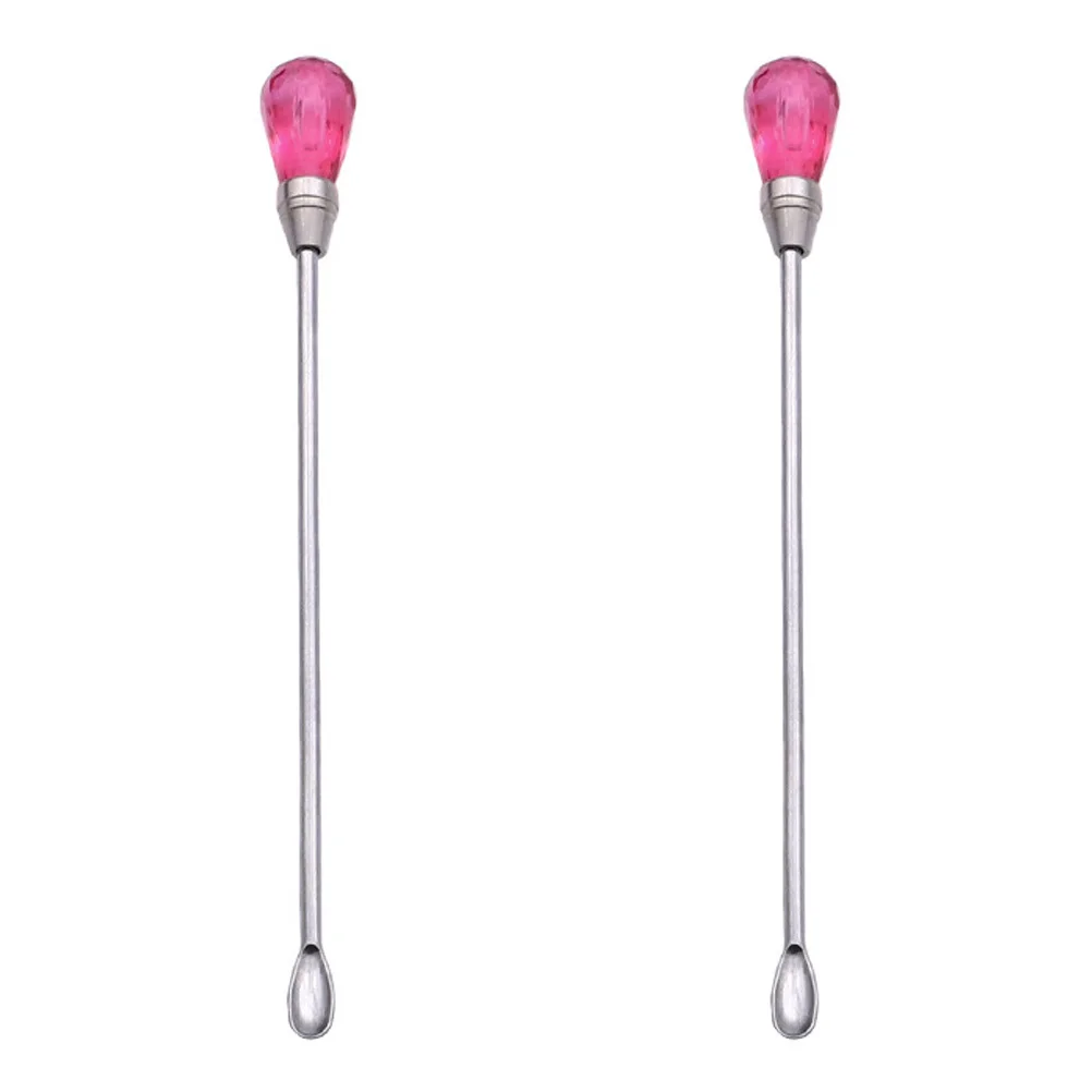 

2Pcs Stirring Spoons for Wax Excellent Workmanship Simple Design Wax Seal Stirrer Sticks Melt Warmer Accessories