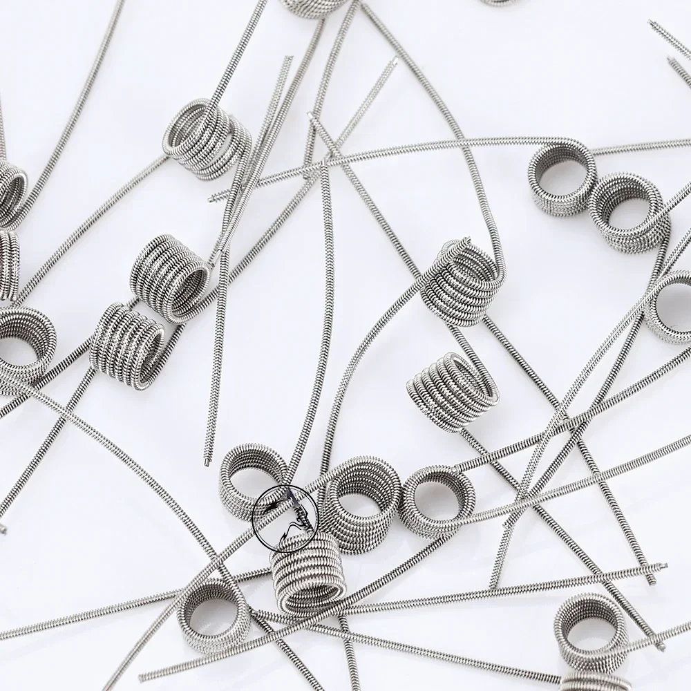 

10pcs/box wolfcoolvape MTL Clapton Coils 1.35ohm SS316L Wire 30GA+38GA – Vape Coil for RDA RTA Rebuildable Tanks