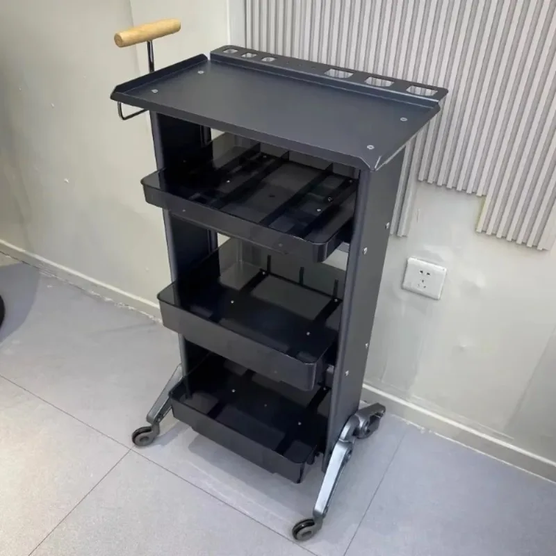 Salon double-sided hairdressing tool storage cabinet