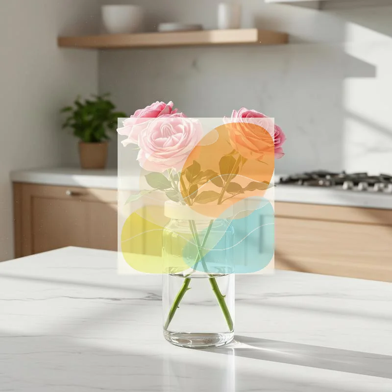 4Pcs Cuttable Silicone Vase Grid Insert DIY Flower Arrangement Holder for Home Bridal Shower Floral Decor