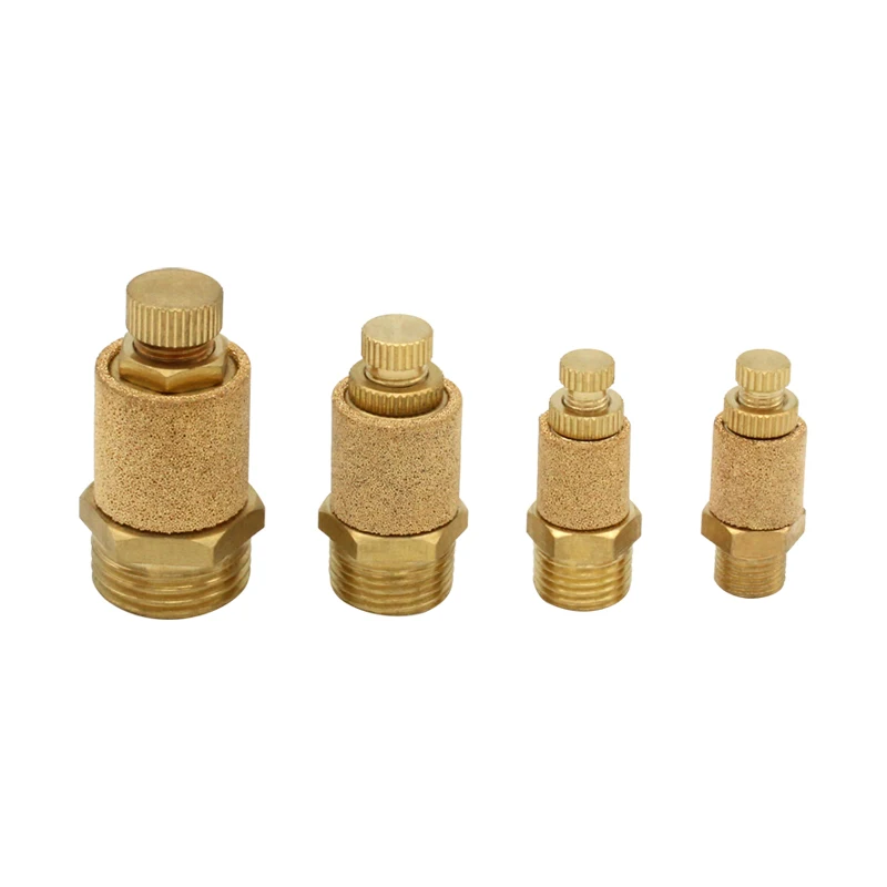 Pneumatic Brass Exhaust Muffler BSL BSLM BESL DSP 1/8 1/4 3/8 1/2 3/4 1\'\' Silencers Fitting Noise Filter Connector