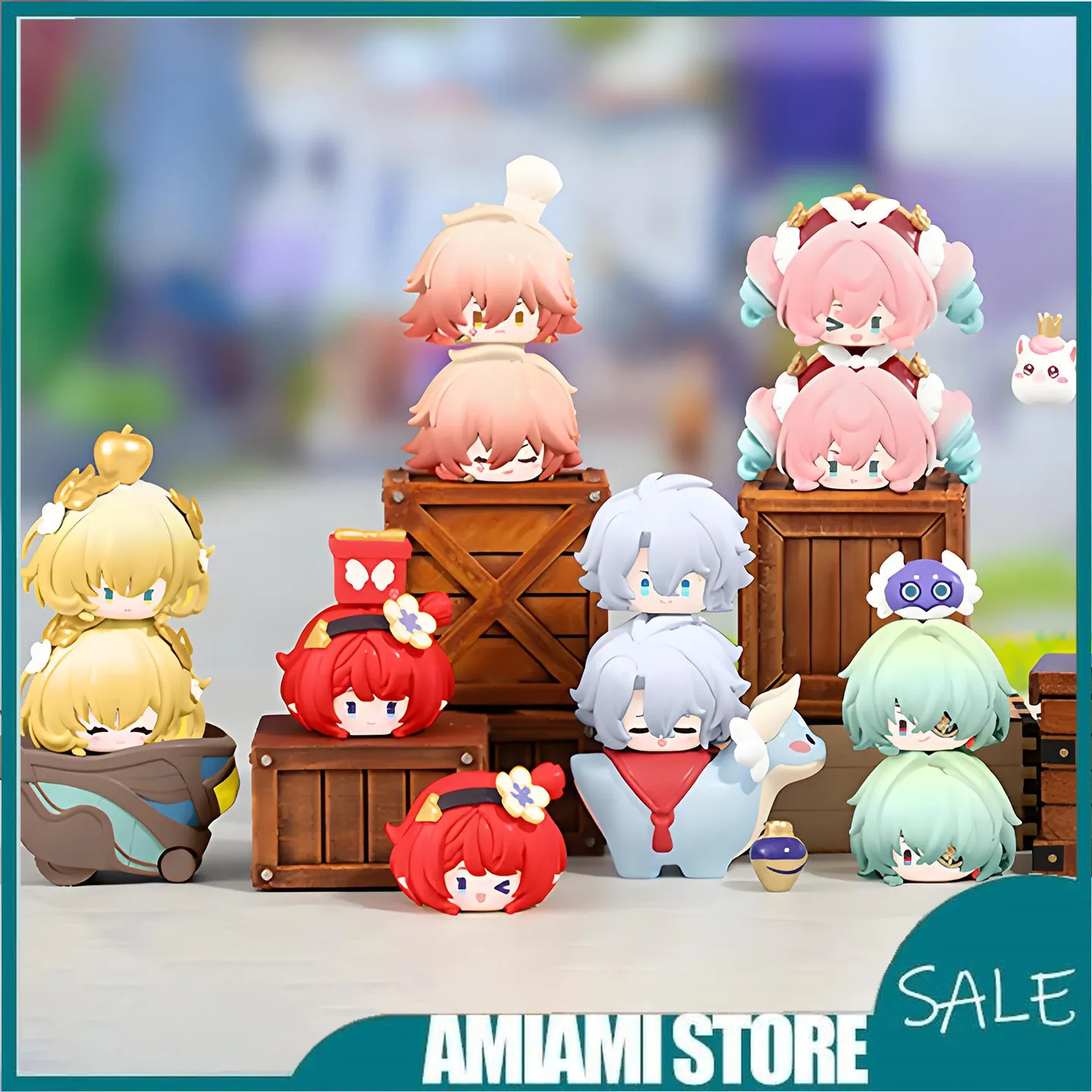 Mihoyo Honkai Star Rail Walford Heroes Chronicle Super Stackable Series V1 Blind Box Figure Anime Décoration de bureau Modèles de jouets Cadeaux