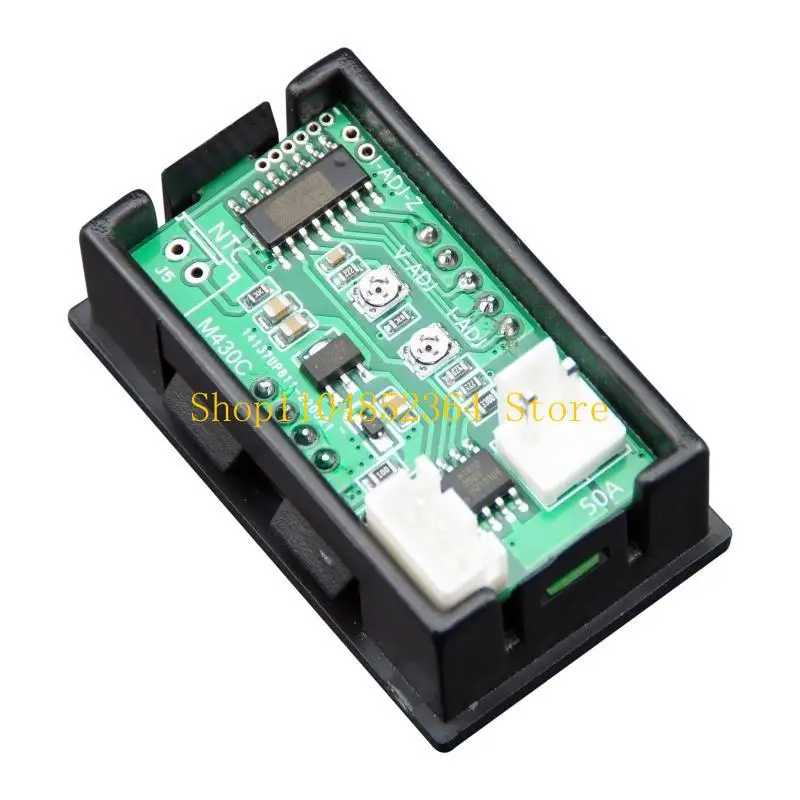 

652F 10A/50A/100A Digital Voltmeter Ammeter Power Blue Dual Colour LED Amp- Dual Digital VoltMeter Micro-adjustment