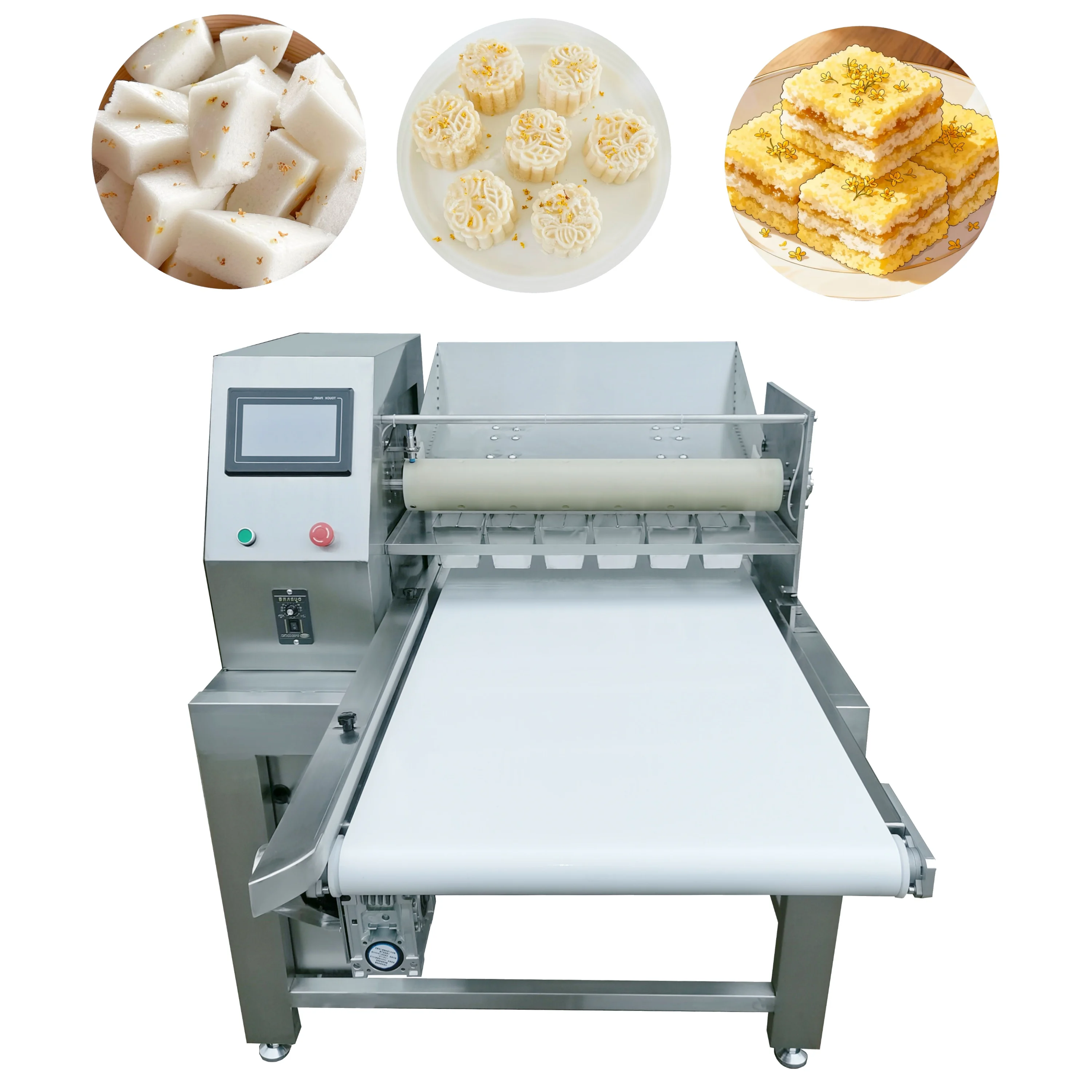 Пищевая фабрика использует машину количественного подачи мясной пасты из нержавеющей стали с регулируемым распылением