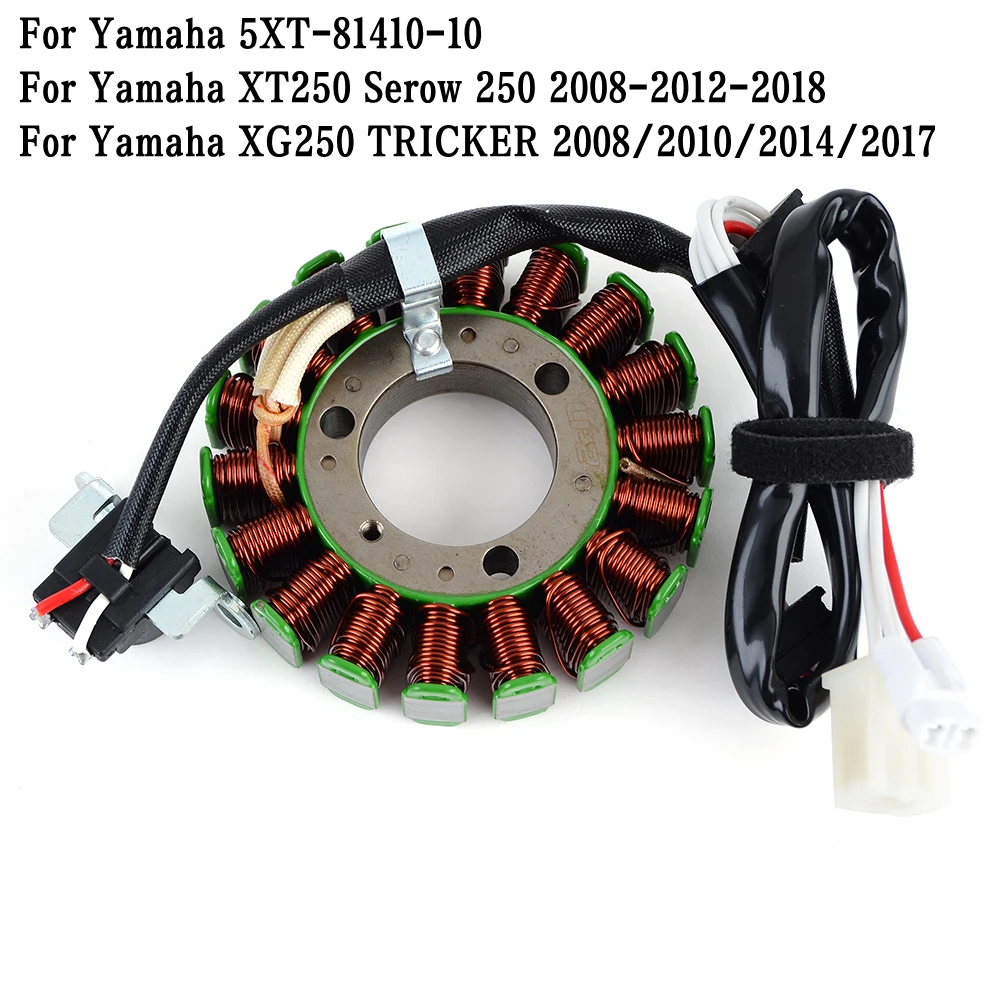 Stator Coil For Yamaha XT250 Serow 250 2008/2012-2018 XG250 TRICKER 2008/2010/2014/2017 5XT-81410-10 Generator Coil XT XG 250