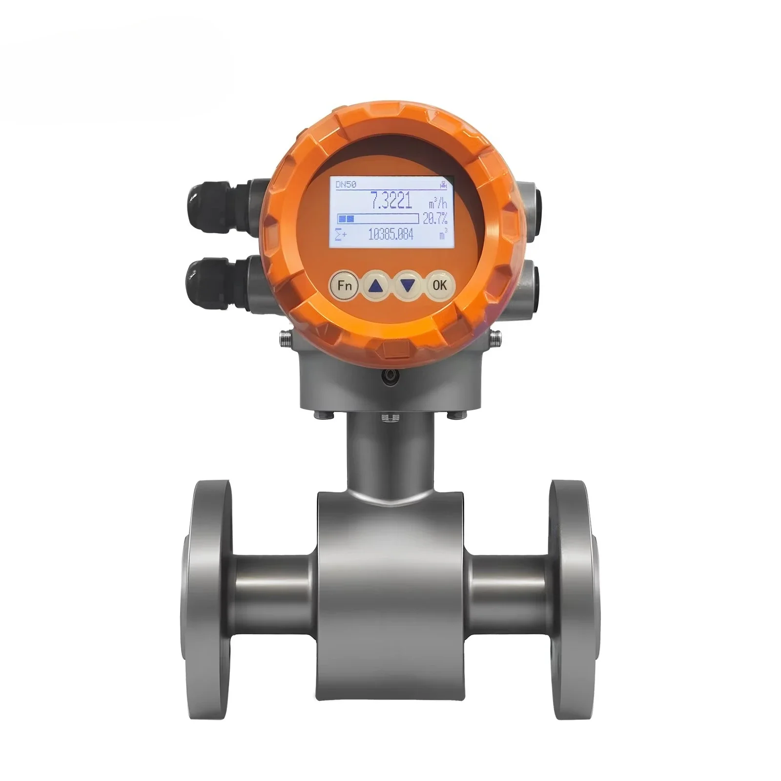 

JIDE RS485 User Friendly 0.5% DN25 Electromagnetic Flow meter For Industrial water liquid wastewater