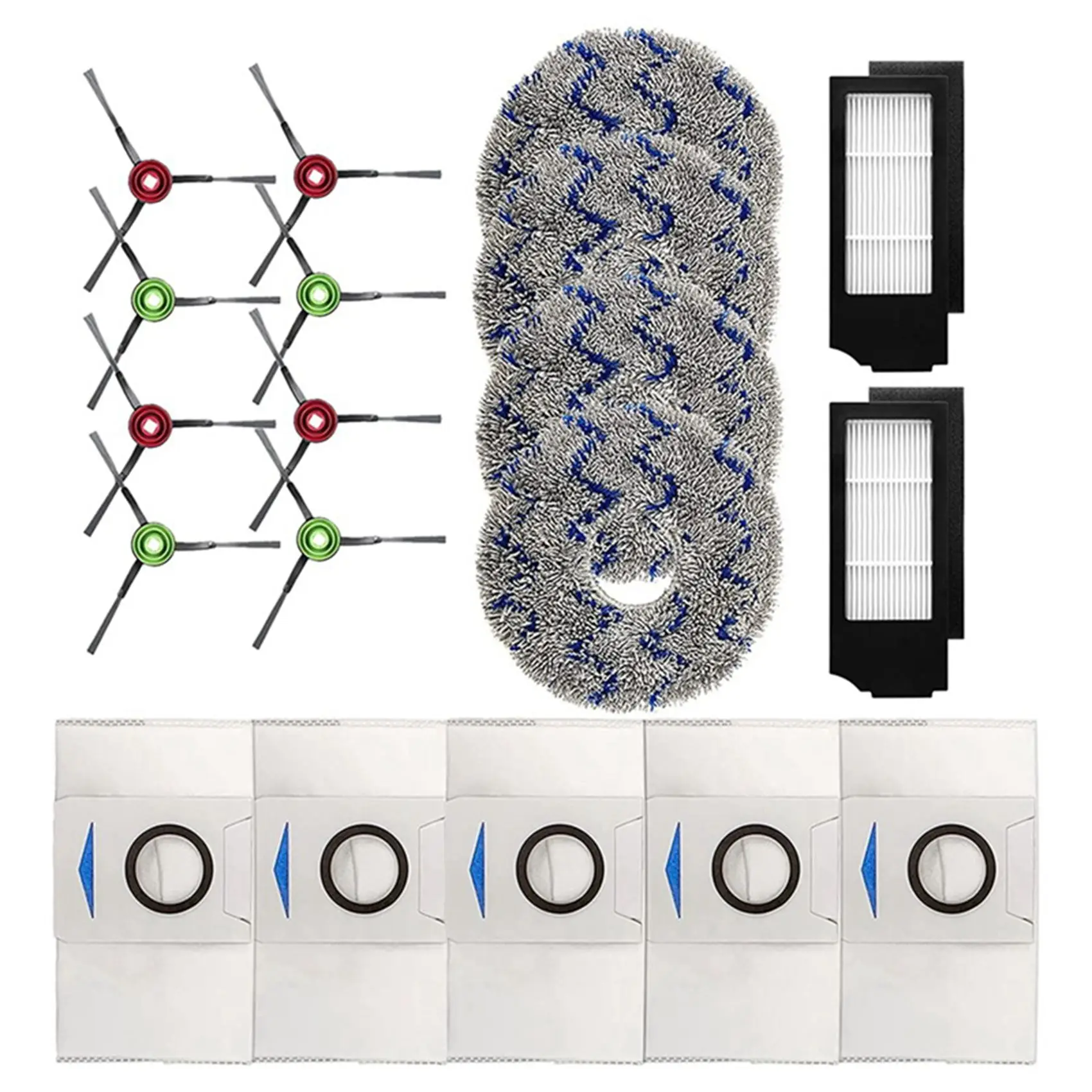 A09G-掃除機フロアケア交換部品キット ECOVACS DEEBOT X1 Omni/X1TURBO/X1 Plus ロボット掃除機用