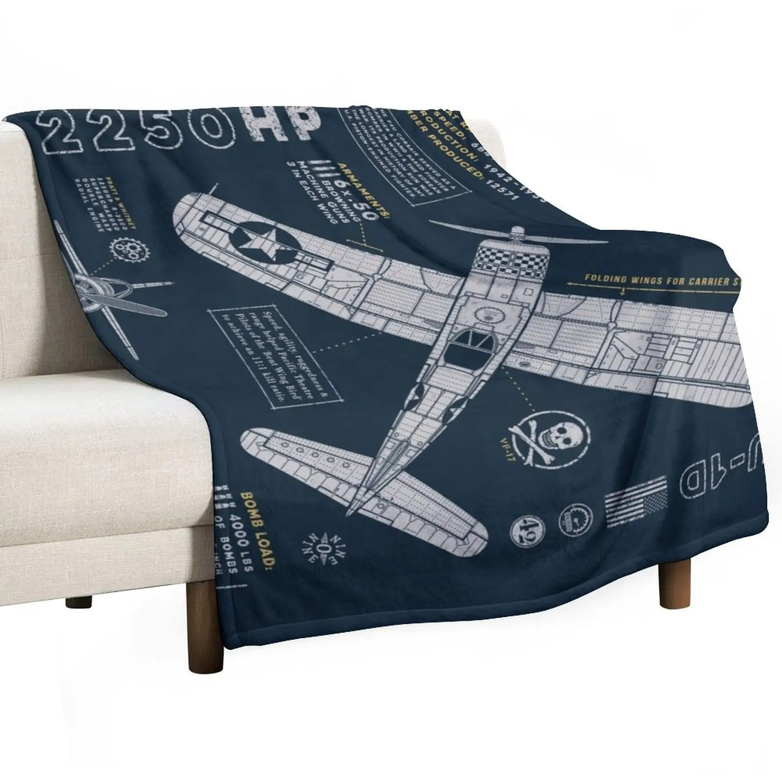 F4U Corsair Throw B… - image