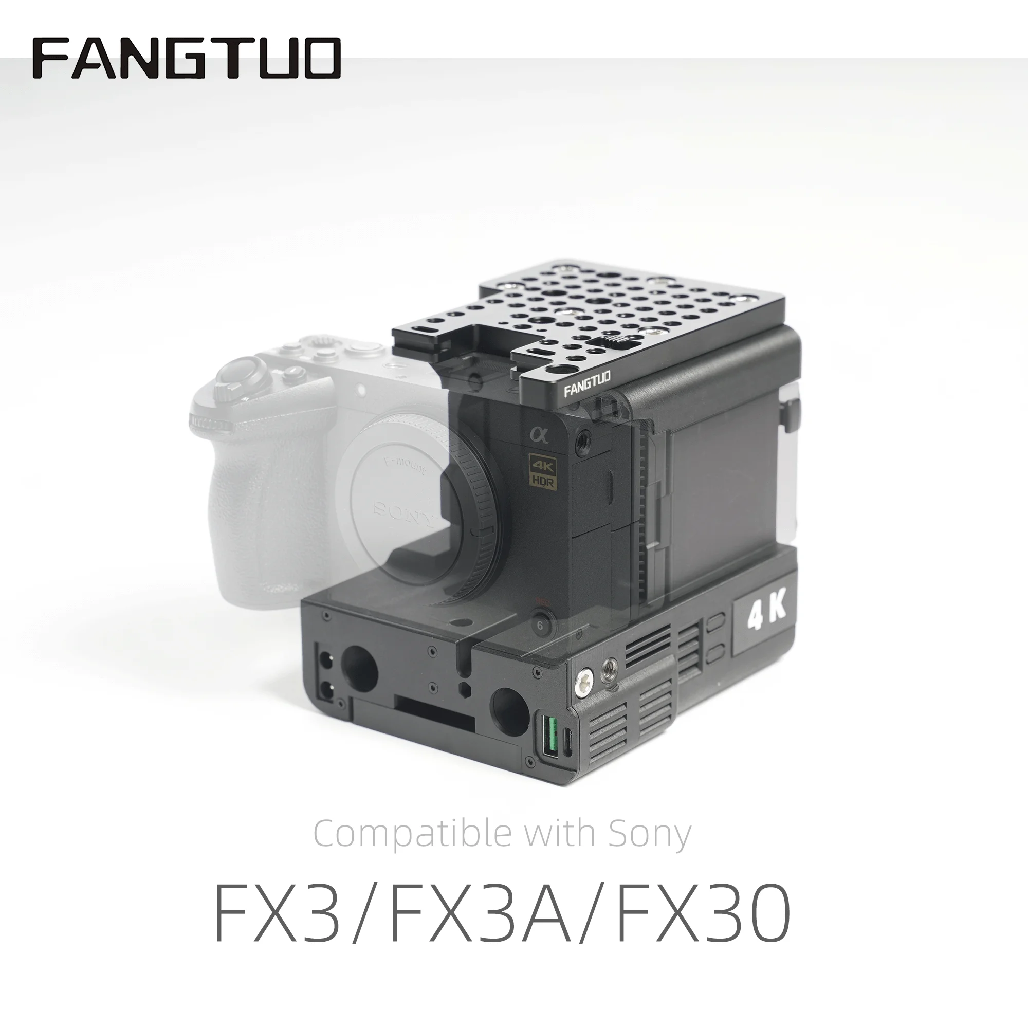 

Комплект расширения аккумулятора V-port для пленочной камеры Sony FX3 устраняет требует установки клетки для кроликов и клетки для функций трубки