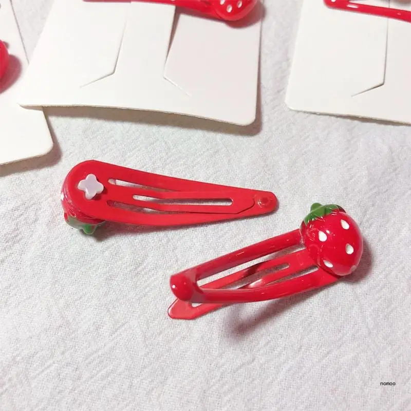 Strawberry Hair Clip Barrettes Fruit Resin Side Clip Fashion Hair Styling