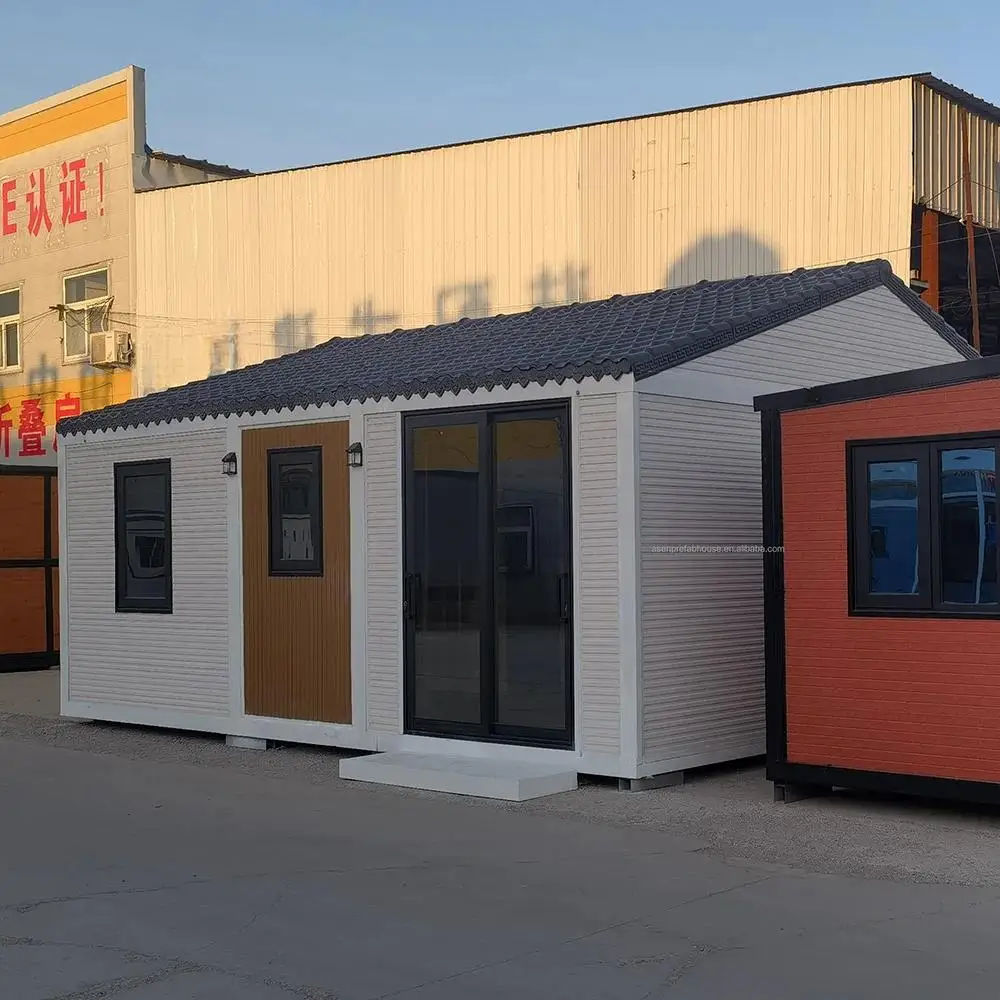 Portable Luxury Modular Steel Container Villa Expandable Prefab Eco-friendly Folding Mobile Home