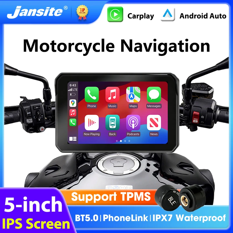 jansite-5-portable-motorcycle-navigation-gps-wireless-carplay-android-auto-moto-monitor-ipx7-waterproof-dual-bluetooth-50