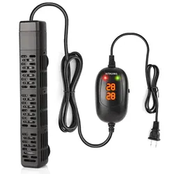 Aquarium Heater Submersible Fish Tank Heater with Over-Temperature Protection Automatic Power-Off Constant Temperature Control