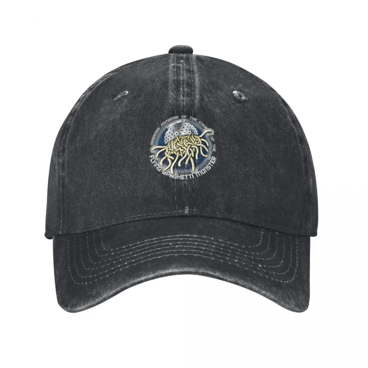 

Minister of the Church of the Flying Spaghetti Monster FSM Baseball Cap New In The Hat Anime Hat custom Hat Boy Child Women's