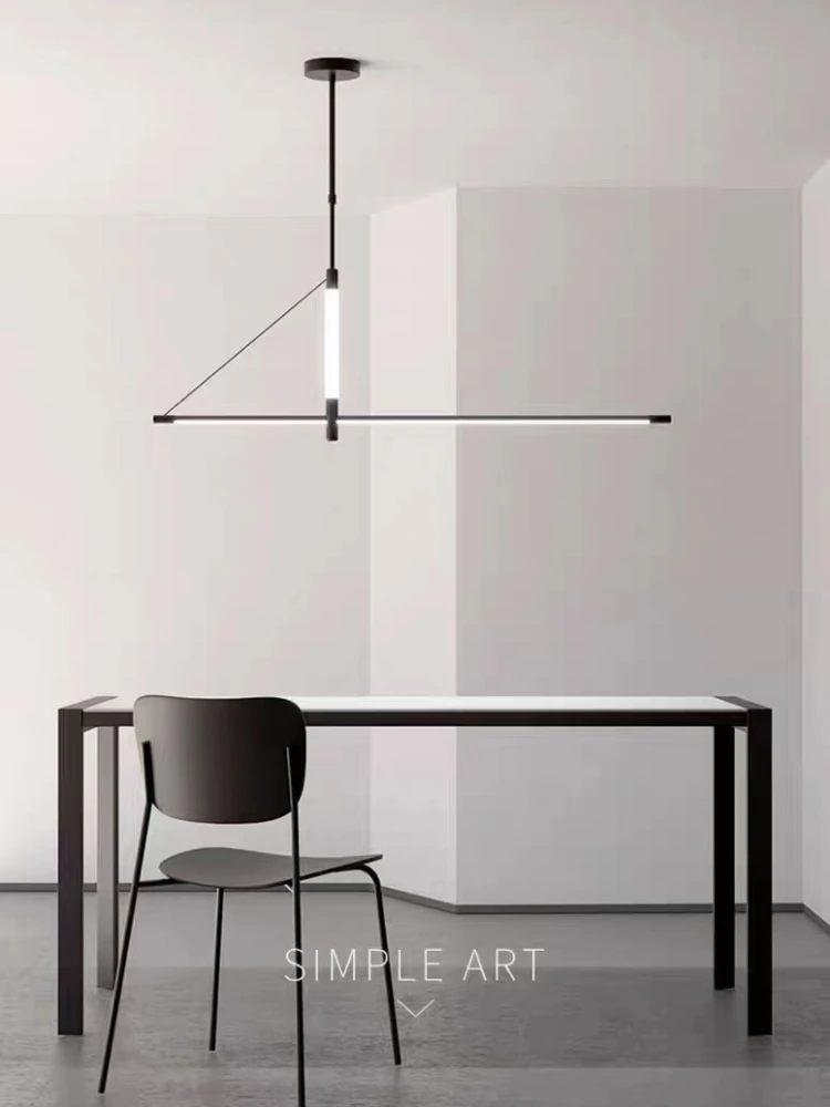 

Minimalist Restaurant Light 2023 New Type of Straight Eye Protection Light Simple Modern Dining Hall Table Pendant Light