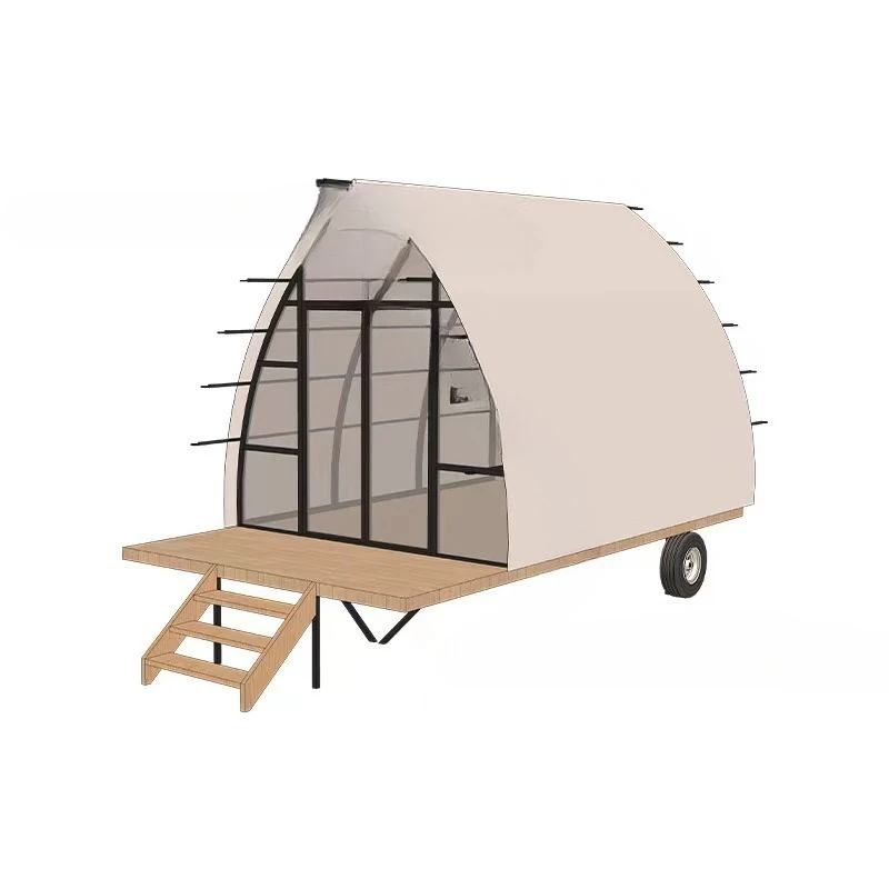 Internet celebrity outdoor movable carriage tent hotel prefabricated modular