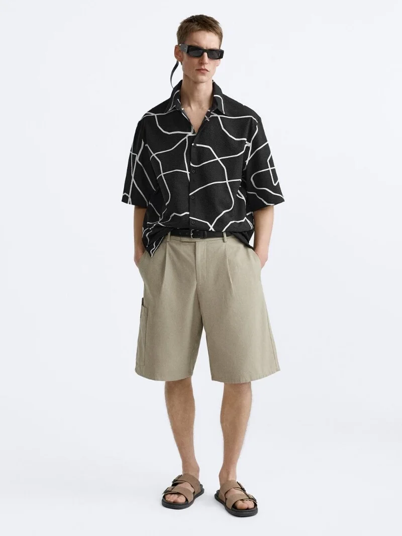 

Новая весенне-летняя мужская повседневная свободная футболка с принтом, дышащая, тонкая, удобная, стандартного кроя, размер M