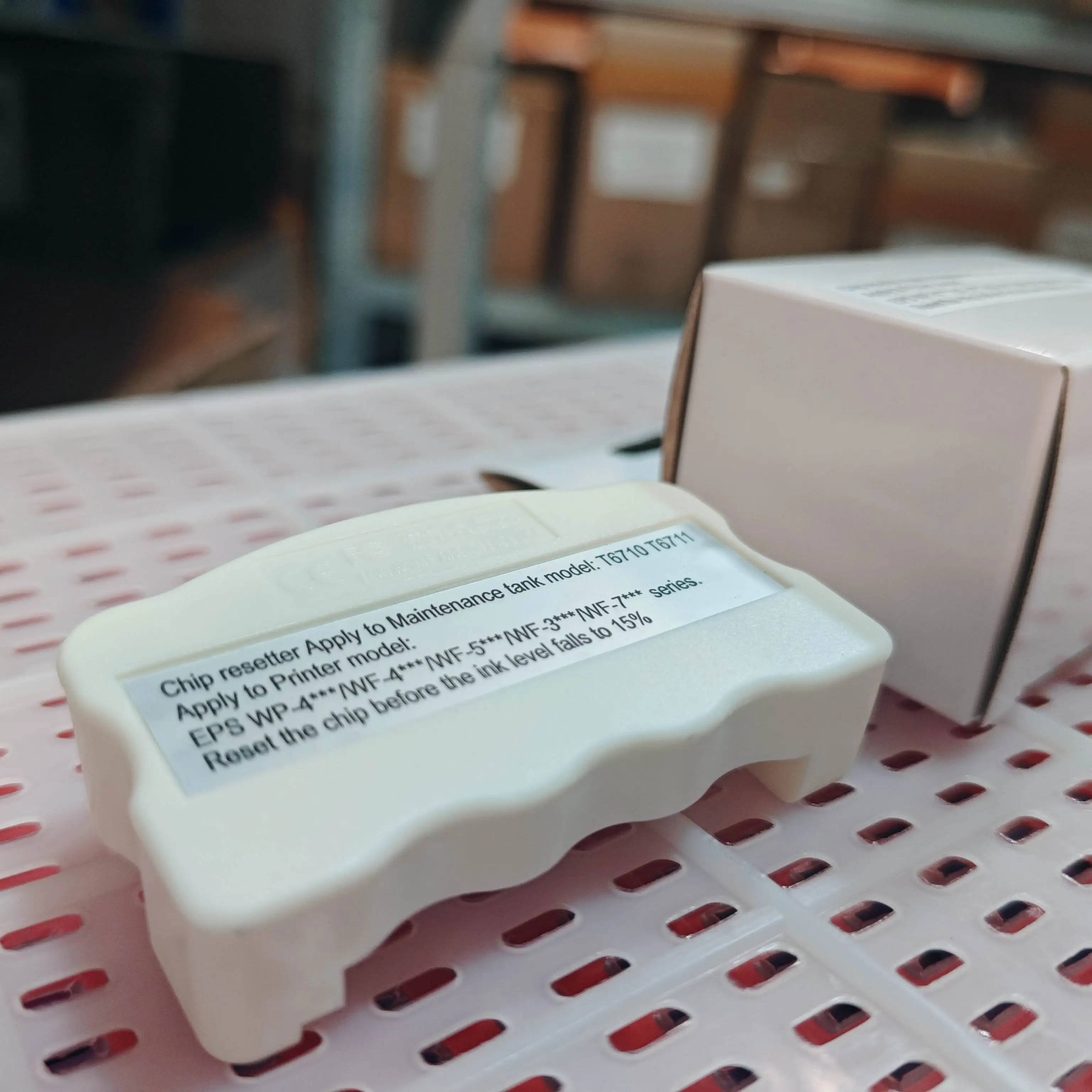 

T6710 T6711 Maintenance box Chip Resetter For Epson WF 7720 7715 7710 7210 7110 7610 7620 3620 3640 L1455 Waste Tank