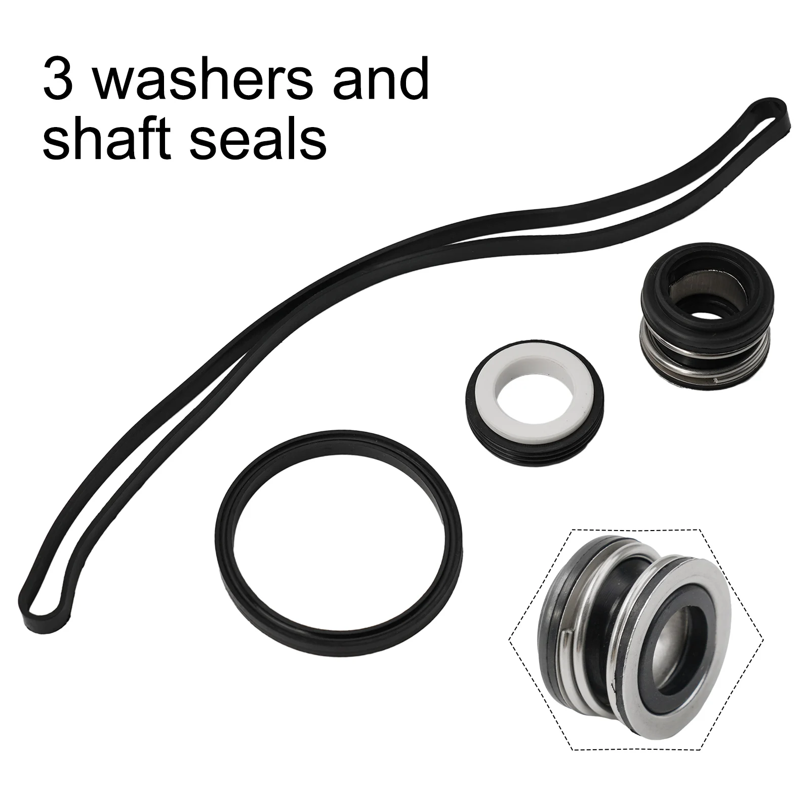 

~Housing Gasket And Shaft ~Seals Replacement For ~SPX1600TRA Seal Assembly Kit~ For Superpump And MaxFlo Pump