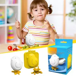 Creative DIY Chick Boiled Egg Model Shell-less Eggs Storage Cute Chicken Shape Boiled Egg Mold For Refrigerator Kitchen Gadget