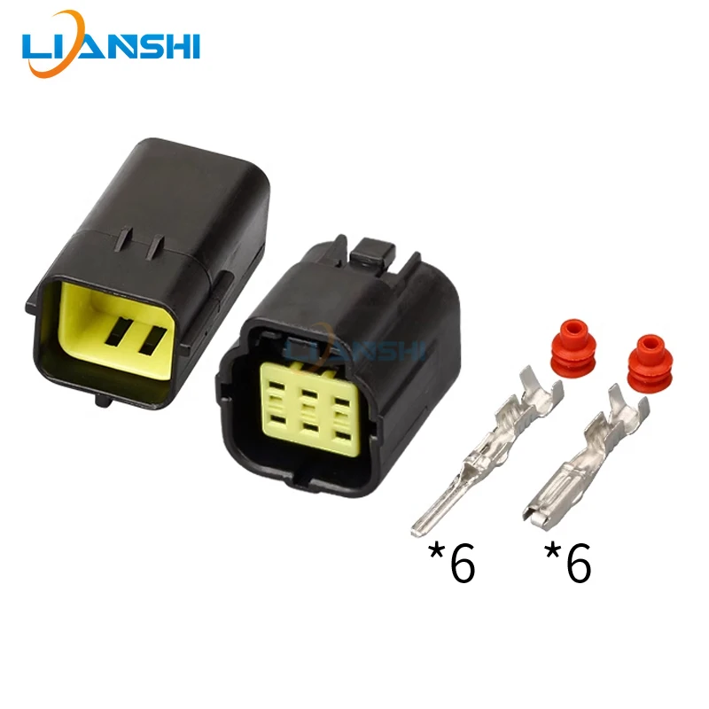 174264-2 Waterproof connector 174262-2 Automotive Wiring harness Connector 6P for Volkswagen electronic accelerator pedal plugs