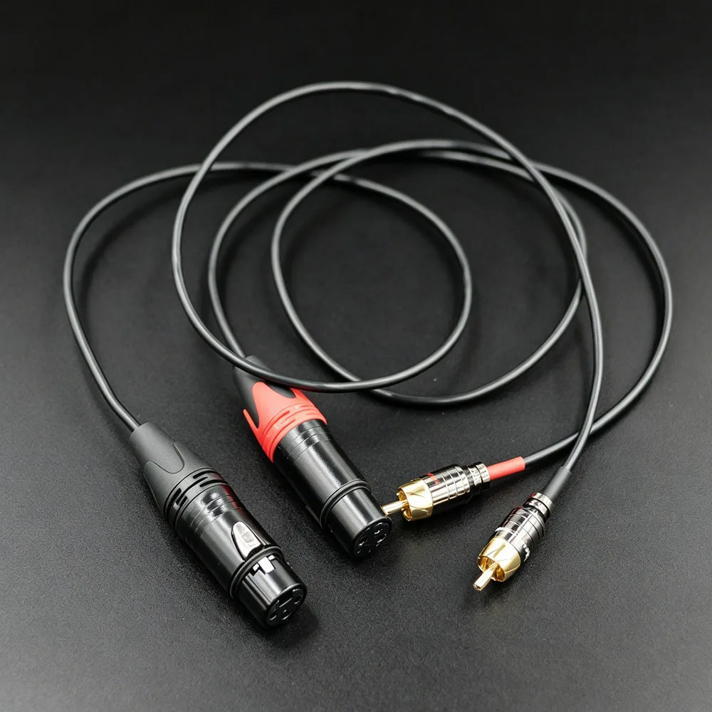 1set Aouyade RCA male/female Phono plug to XLR 3P Male/female 1~5M Cable for Mark Levinson Madrigale