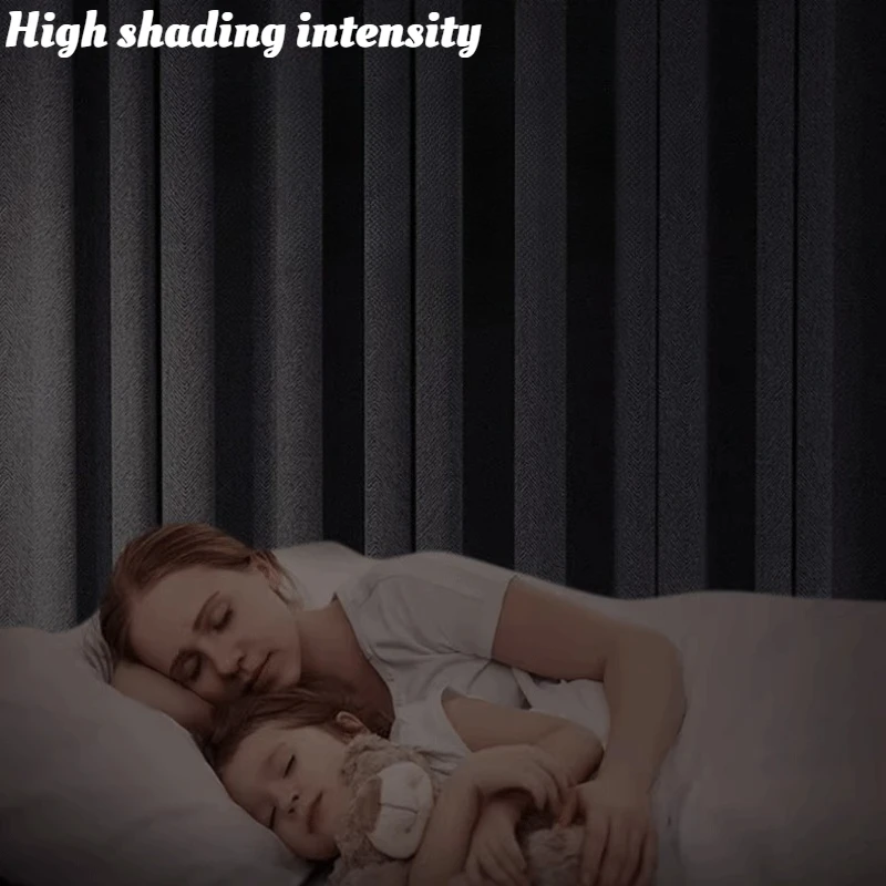 

1 шт. однотонная светонепроницаемая термоизоляционная штора для затемнения окон, для гостиной, спальни, кухни, декоративная, светопоглощающая