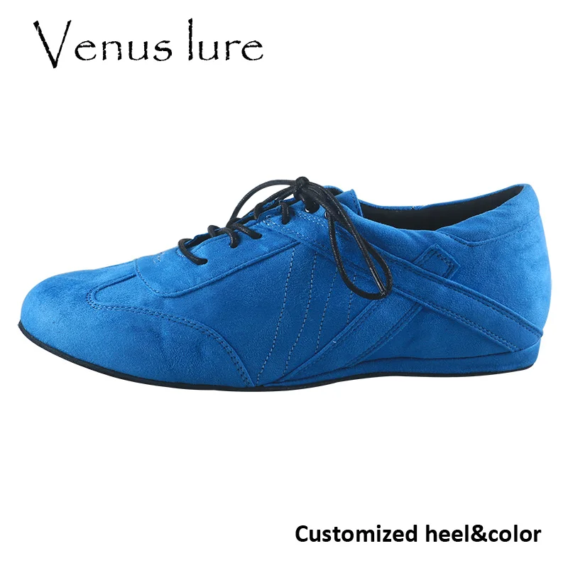 Venus Lure Customized Salsa Unisex Line Shoes for Dancing Summer Women\'s Dance Shoes Wine red Suede Sole Practice Dancing Shoes