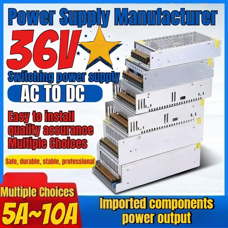 

Импульсный источник питания от 220 В до 36 В постоянного тока, трансформатор 2/5/10 А, трансформатор освещения двигателя, 600 Вт, 1500 Вт