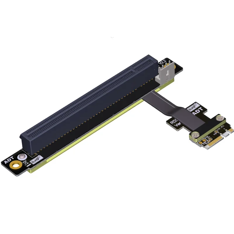M.2 WiFi A.E key converter to PCI-E 3.0 x16 pcie 16x to wifi akey computer motherboard expansion cable Flexible Flat Cable