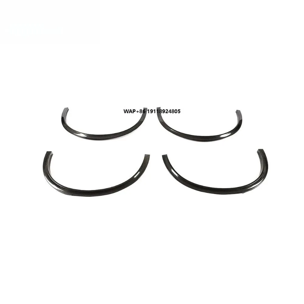 

Carbon Fiber Car Wheel Eyebrow Arch Trim Lips Fender Flares Protector for Stelvio 2017-2019