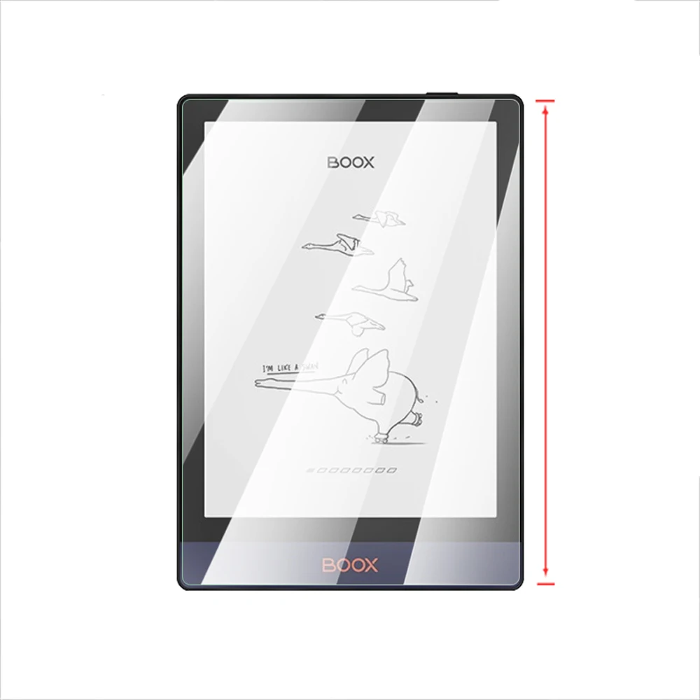 BOOX Poke4S 용 프리미엄 강화 유리 스크린 보호대 필름, 9h 경도 스크래치 방지