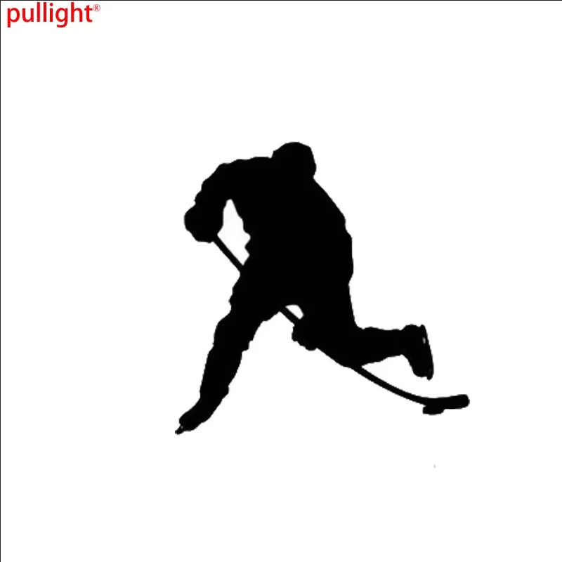 Ice hockey player styling design, car windows, bumpers, motorcycle accessories decoration, vinyl waterproof car stickers