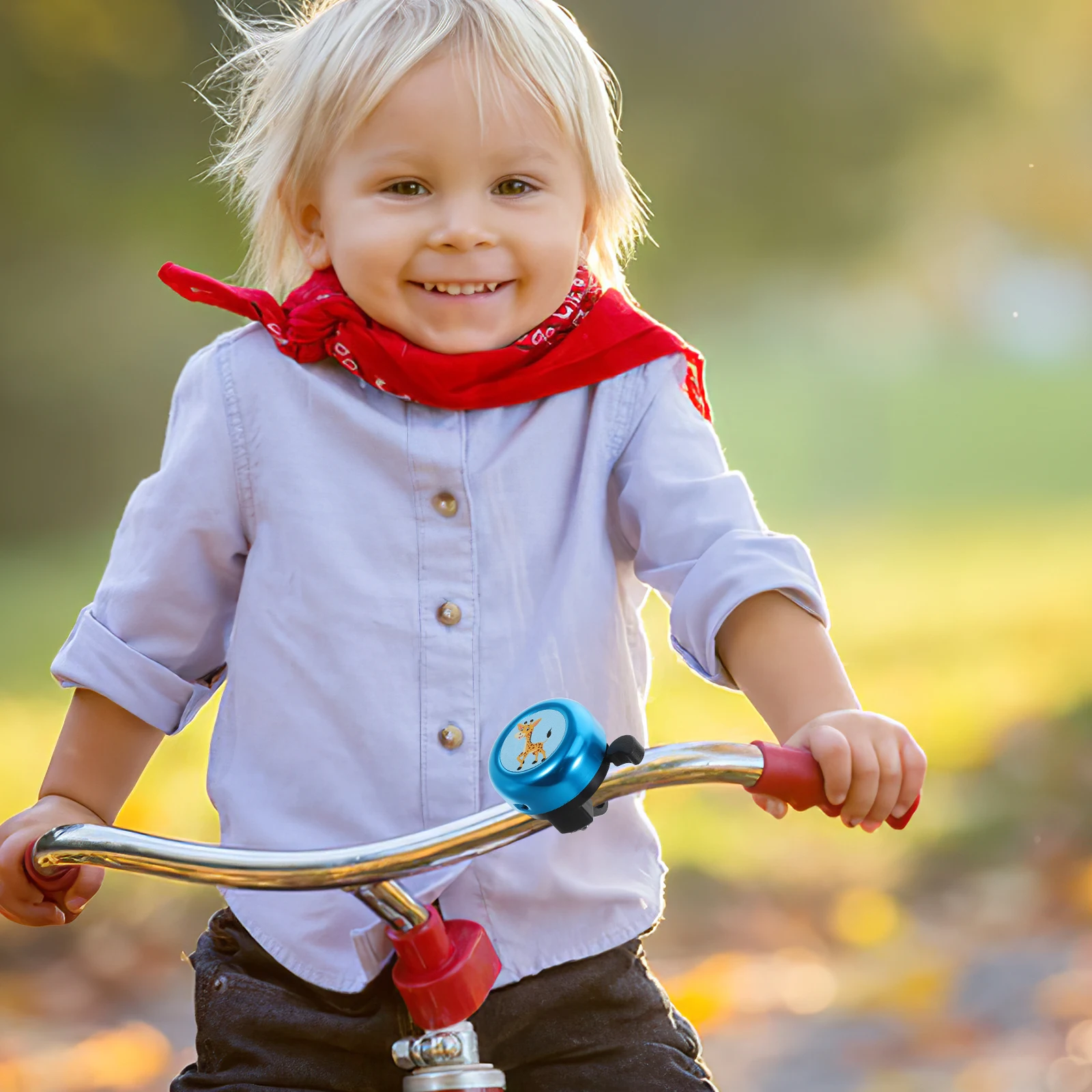 

Children Bicycle Bell Cartoon Ring Loud Kids Horn Toddler Accessories Boys Safety Bike Bell Versatile Use Easy