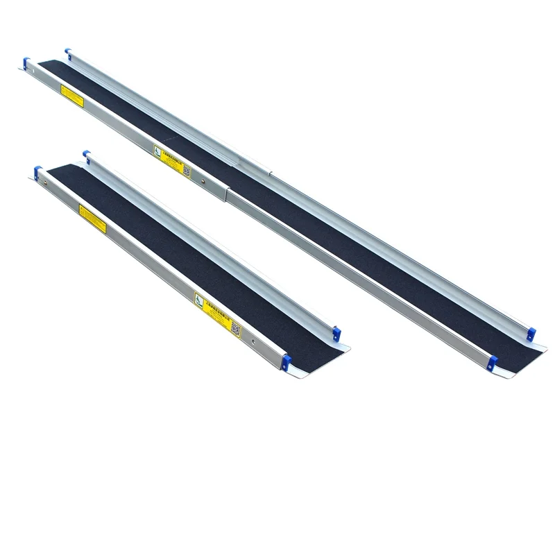 Barrier-Free Portable Ramp Board for Up and Down Steps Staircase Telescopic Ramp Loading Board
