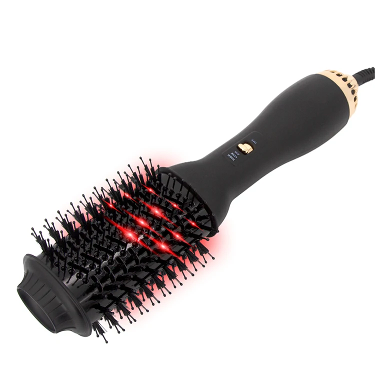 

Салонная щетка для фена 360 OEM Профессиональная электрическая расческа для волос Объемная щетка с горячим воздухом Расческа для фена