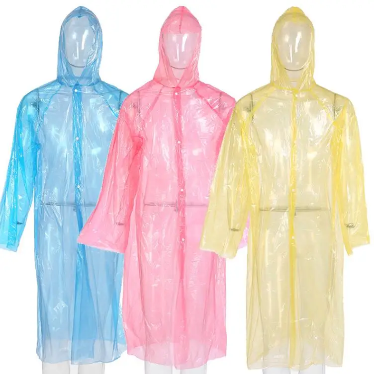 Disposable Adult Raincoats Outdoor Travel On Foot Portable Windproof Rainwear Scenic Spot Drifting Waterproof Raincoat SN4554