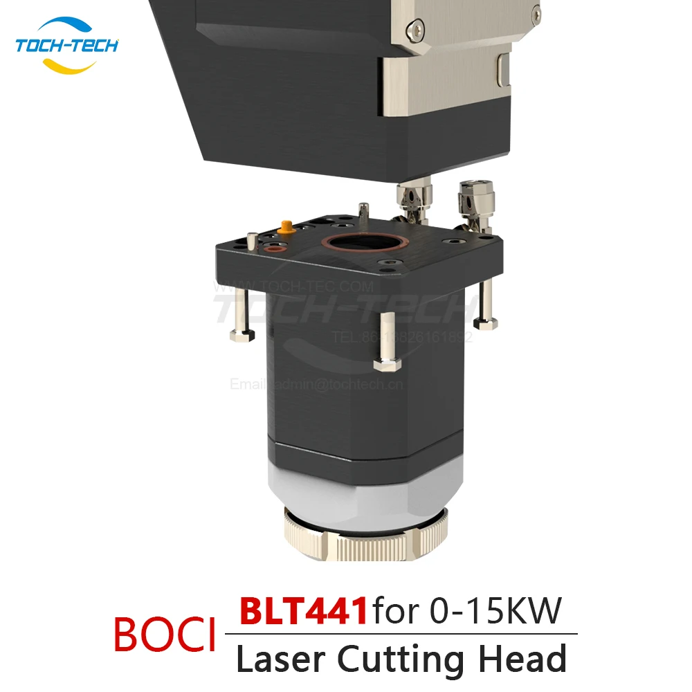 Testa di taglio con messa a fuoco automatica QBH BOCI BLT441 Testa di taglio laser a fibra 0-15kw per taglio laser