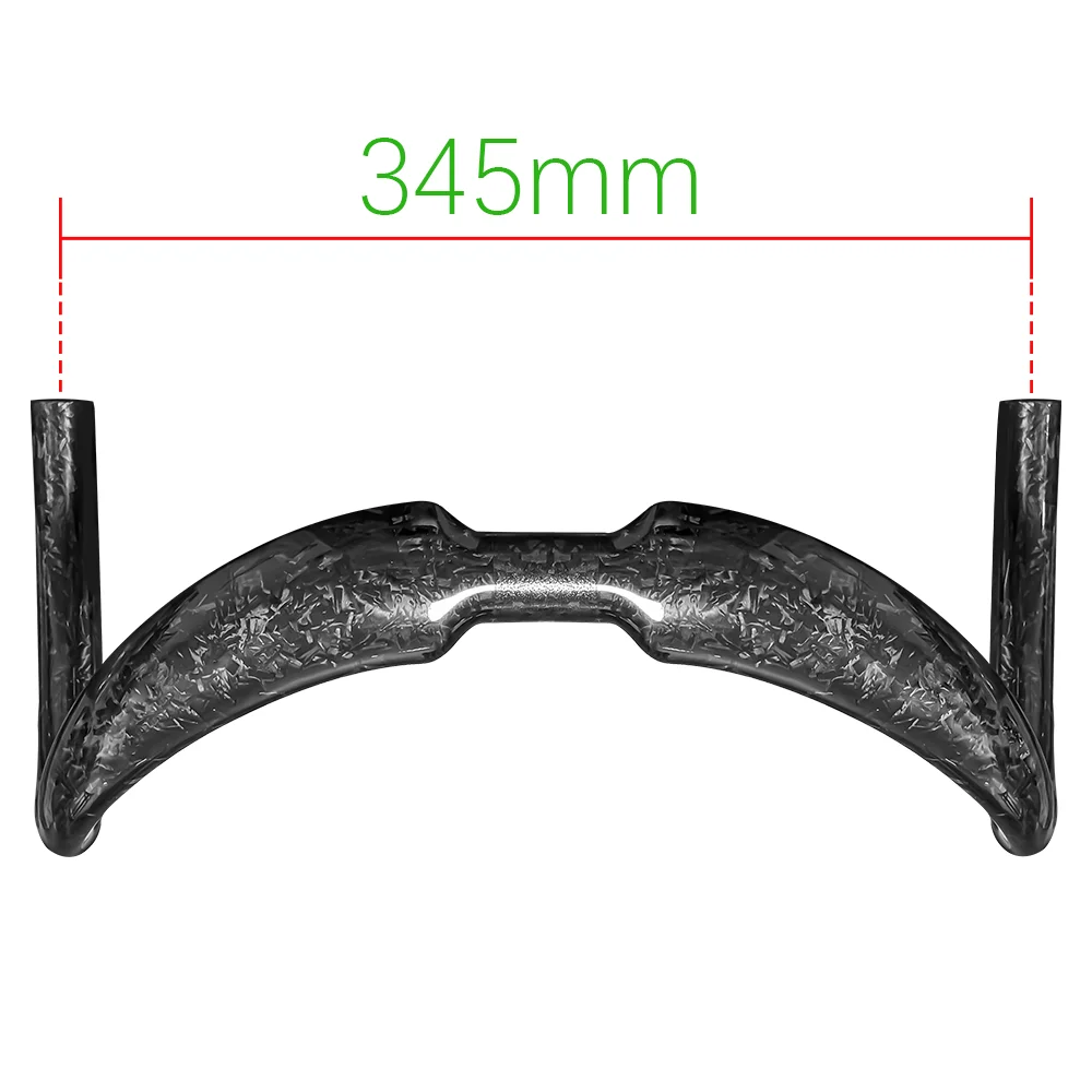 BALUGOE Carbon Fiber TT Road Bike Handlebars 375mm