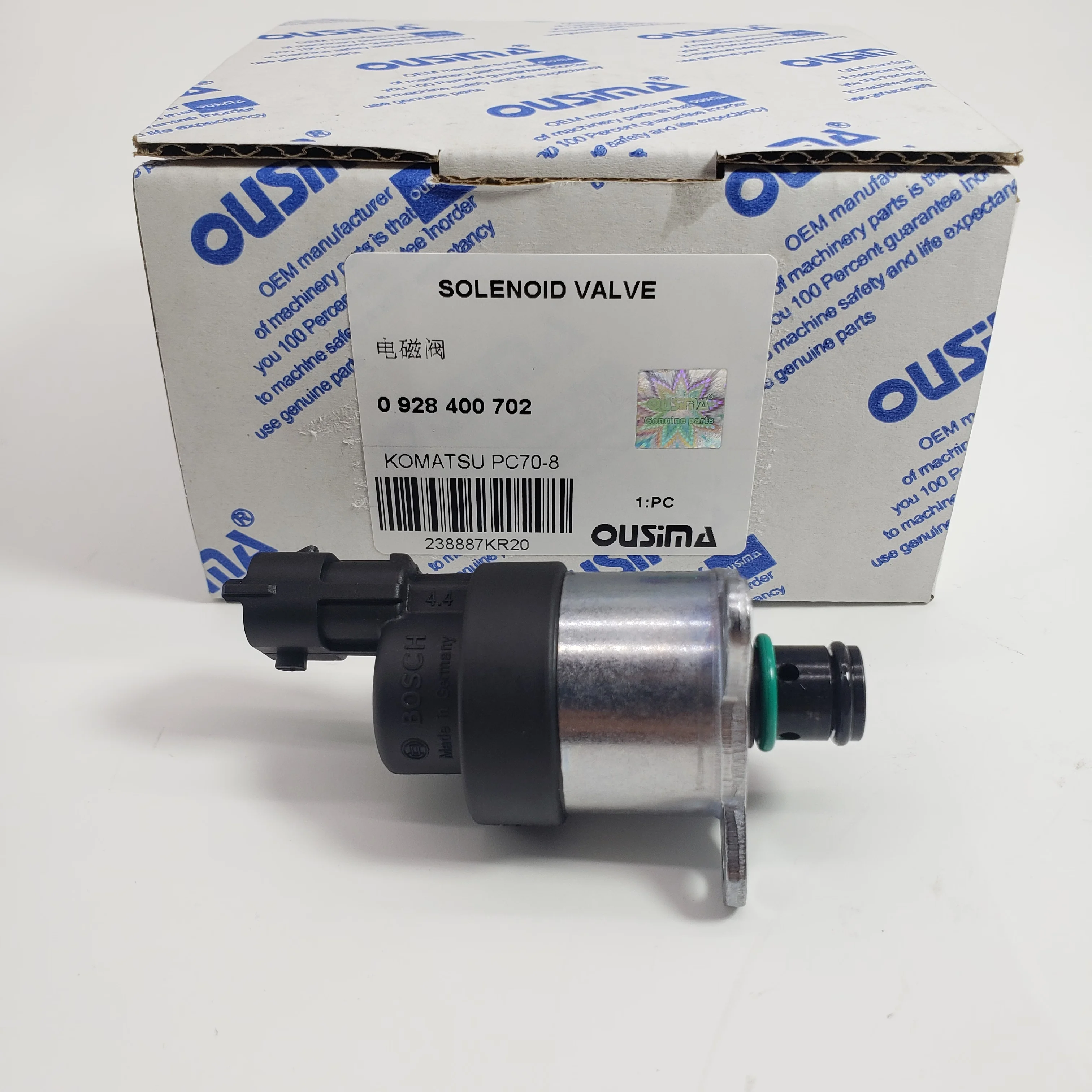 

Электромагнитный клапан регулировки давления топлива OUSIMA (SCV) 0 928 400 702 для Komatsu PC70-8