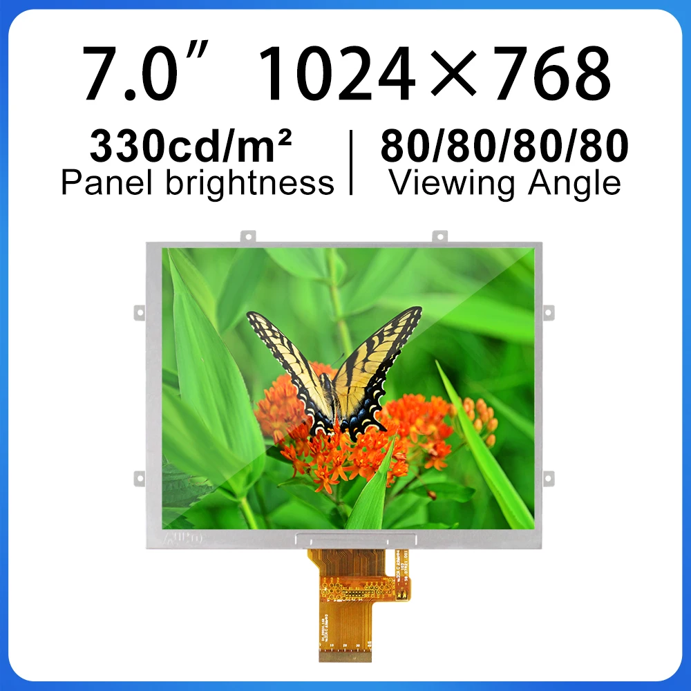 

7.0 Inch LCD panel AUO A070XN01 V0 LVDS LCM TFT WLED 40 Pin 1024*768 Lcd Screen For Pad Tablet Panel