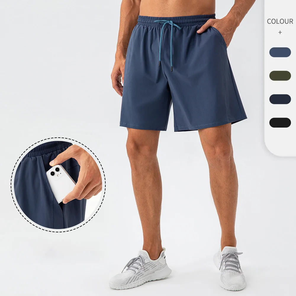 Nadanbao Men Quick-Drying Fitness Shorts Sports Running Gym Pockets Pants Casual Fashion Outdoor Running Training Fitness Pants